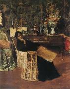 William Merritt Chase In the  Studio painting